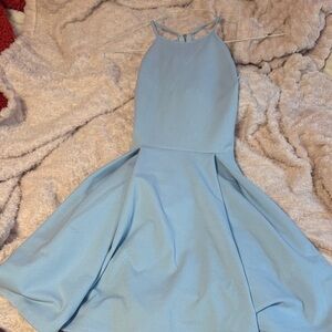 Windsor Light Blue Mini Dress